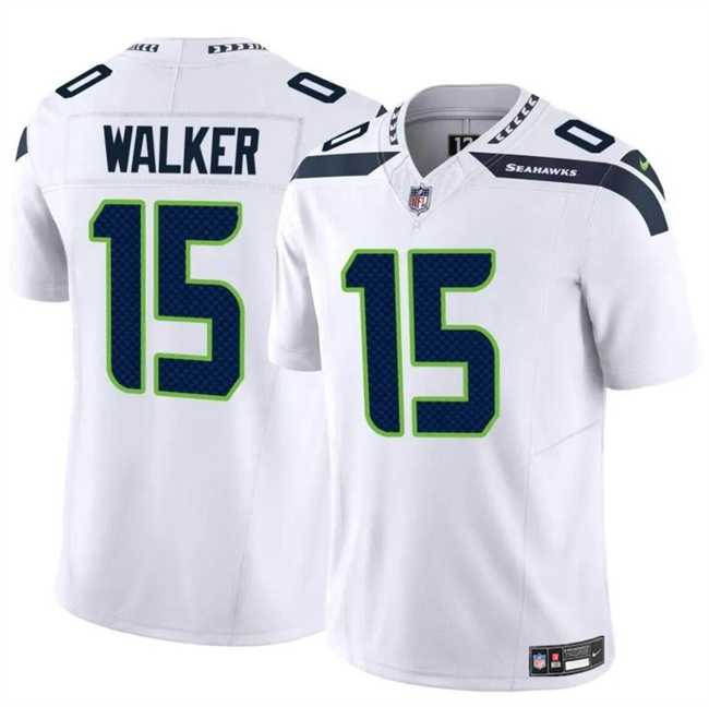 Men & Women & Youth Seattle Seahawks #15 P.J. Walker White 2024 F.U.S.E Vapor Limited Football Stitched Jersey->tennessee titans->NFL Jersey